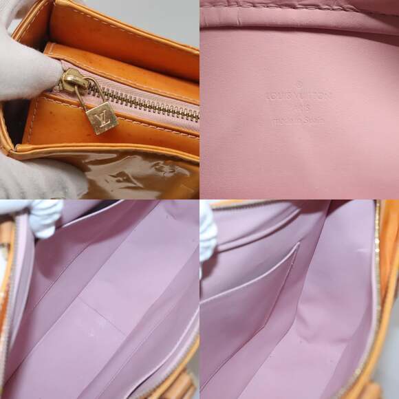 LOUIS VUITTON Monogram Vernis Columbus Bag Marshmallow Pink M91032 - Picture 11 of 12